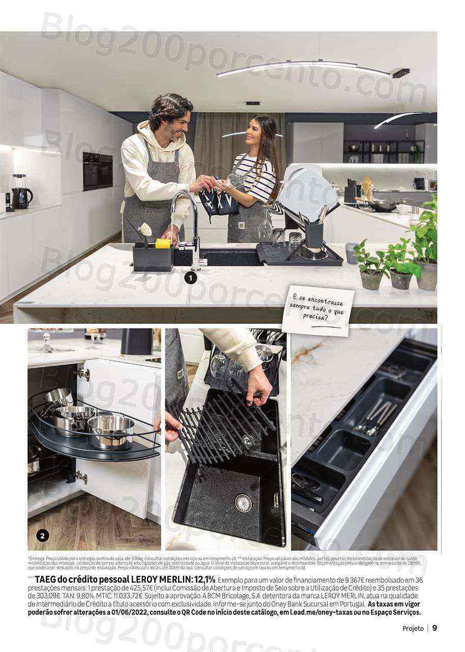 Antevisão Folheto LEROY MERLIN Cozinhas Promoções de 13 maio a 13 julho
