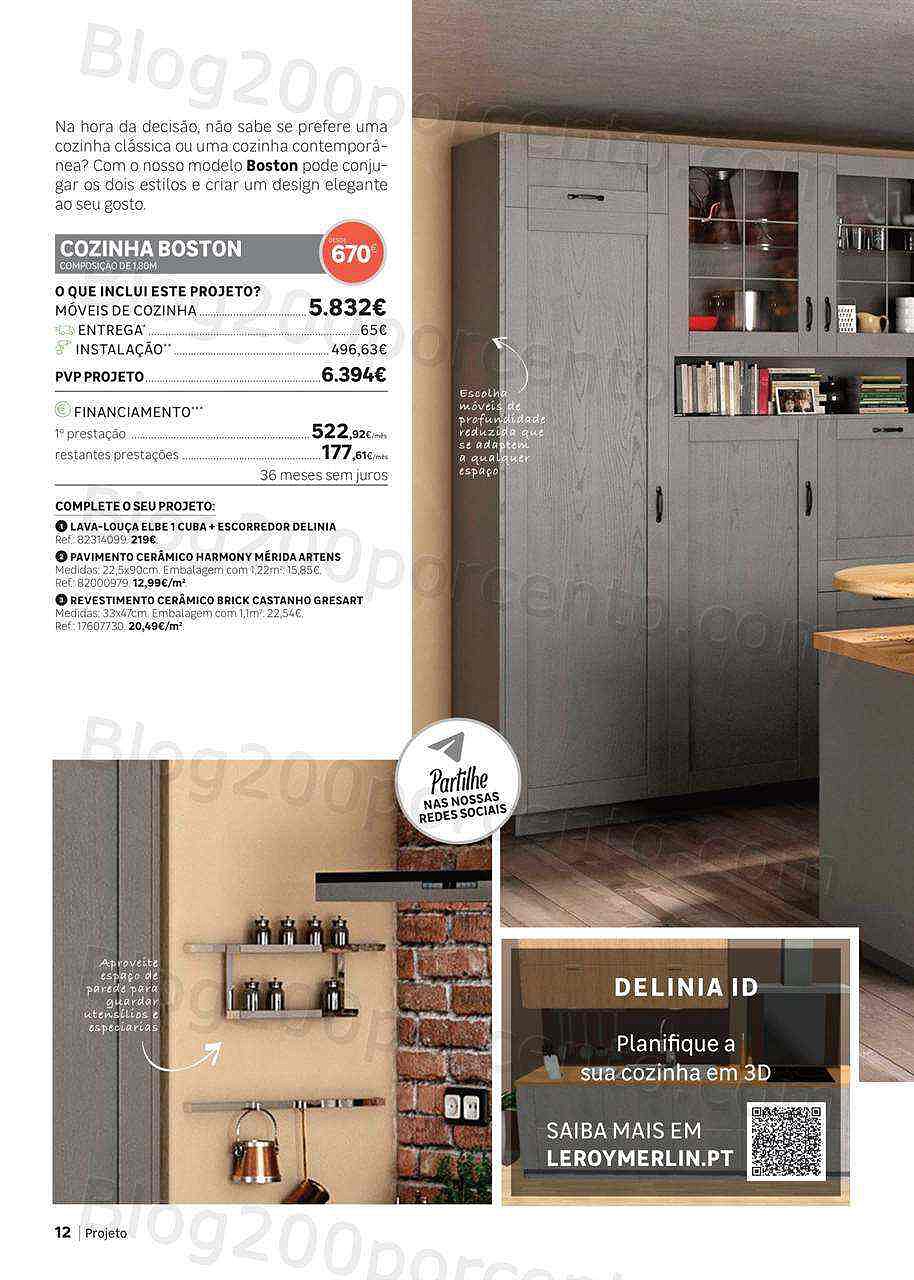 Antevisão Folheto LEROY MERLIN Cozinhas Promoções de 13 maio a 13 julho