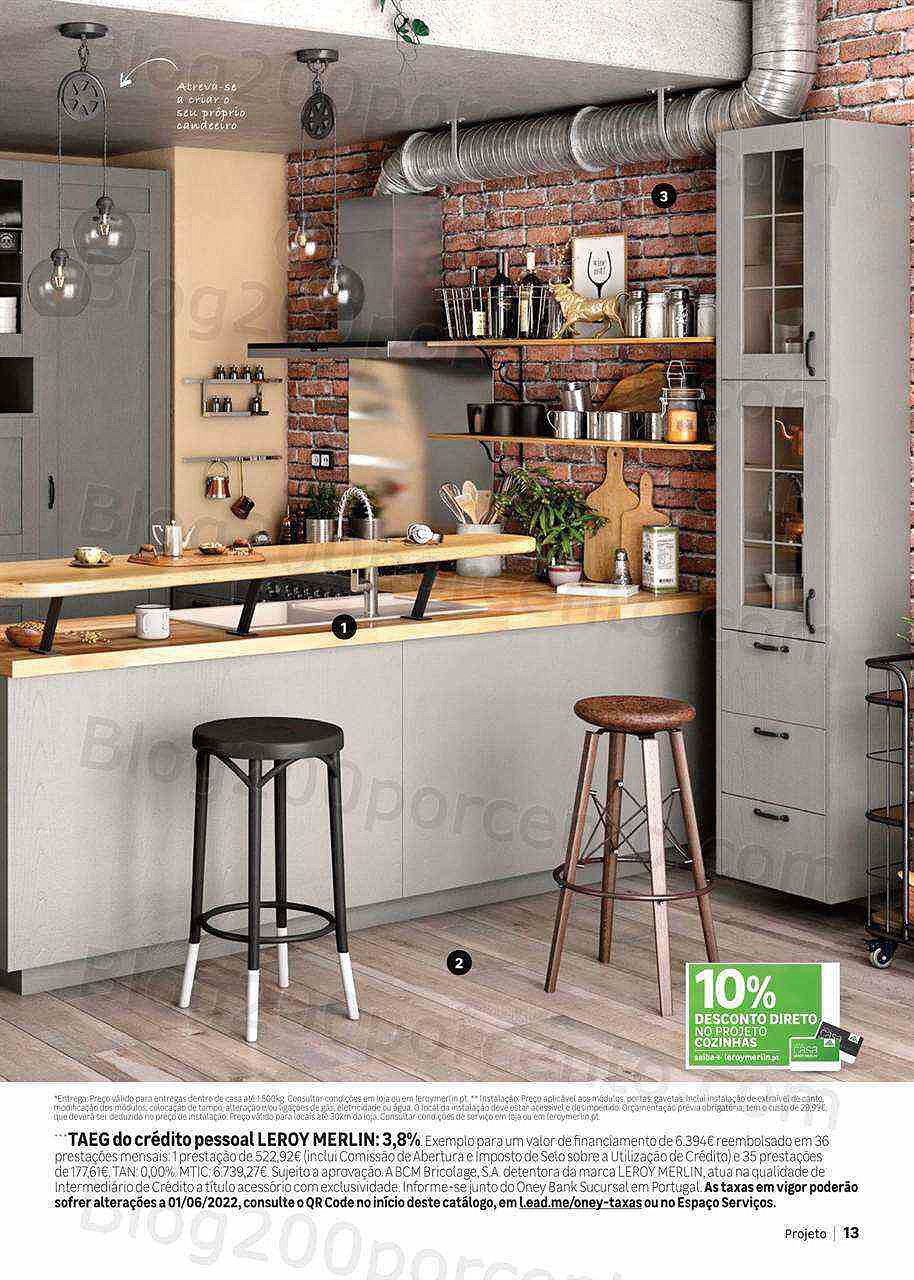 Antevisão Folheto LEROY MERLIN Cozinhas Promoções de 13 maio a 13 julho