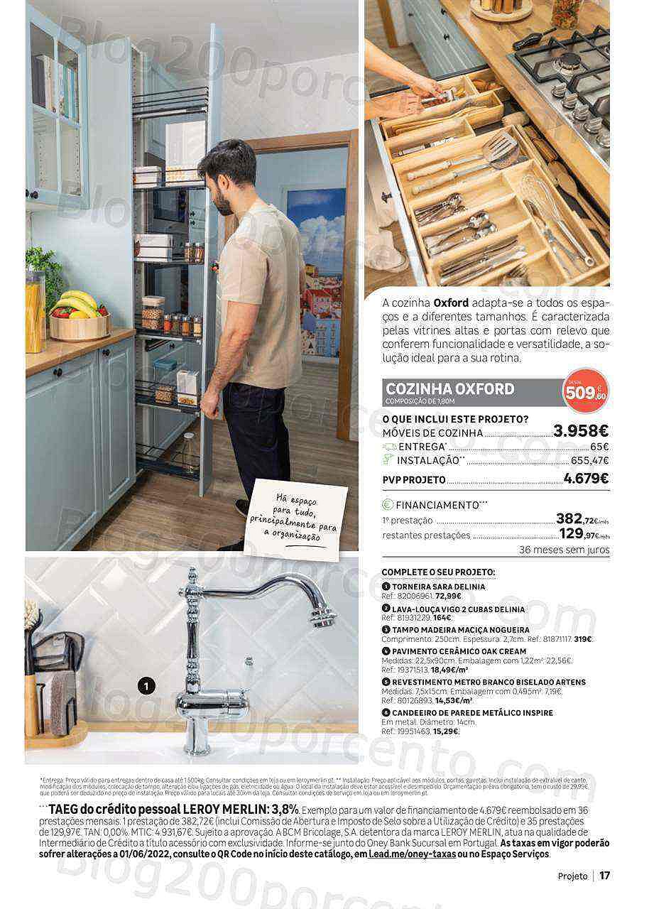 Antevisão Folheto LEROY MERLIN Cozinhas Promoções de 13 maio a 13 julho