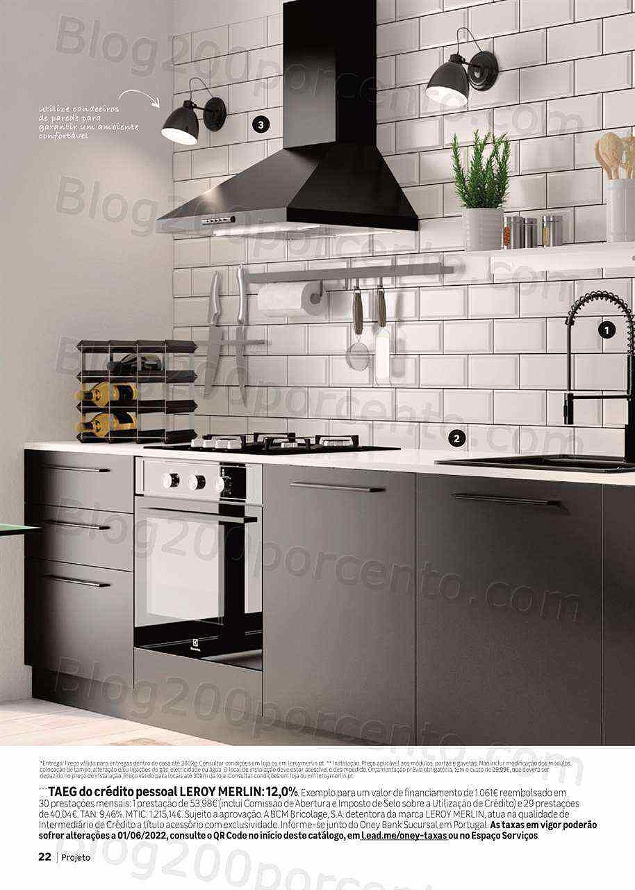 Antevisão Folheto LEROY MERLIN Cozinhas Promoções de 13 maio a 13 julho