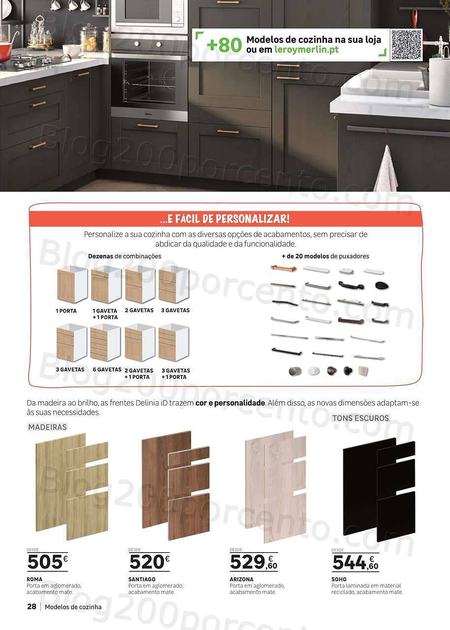 Antevisão Folheto LEROY MERLIN Cozinhas Promoções de 13 maio a 13 julho