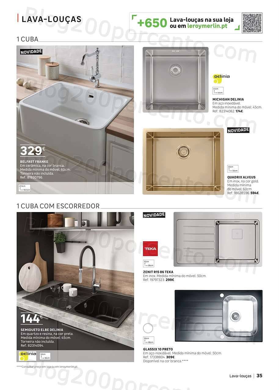 Antevisão Folheto LEROY MERLIN Cozinhas Promoções de 13 maio a 13 julho