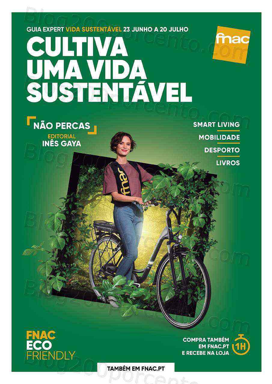 Antevisão Folheto FNAC Especial Vida Sustentável 23 junho a 20 julho