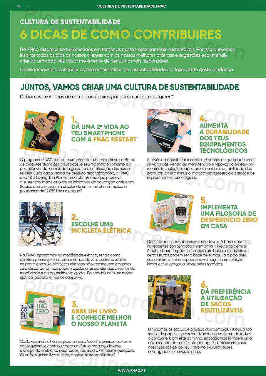 Antevisão Folheto FNAC Especial Vida Sustentável 23 junho a 20 julho