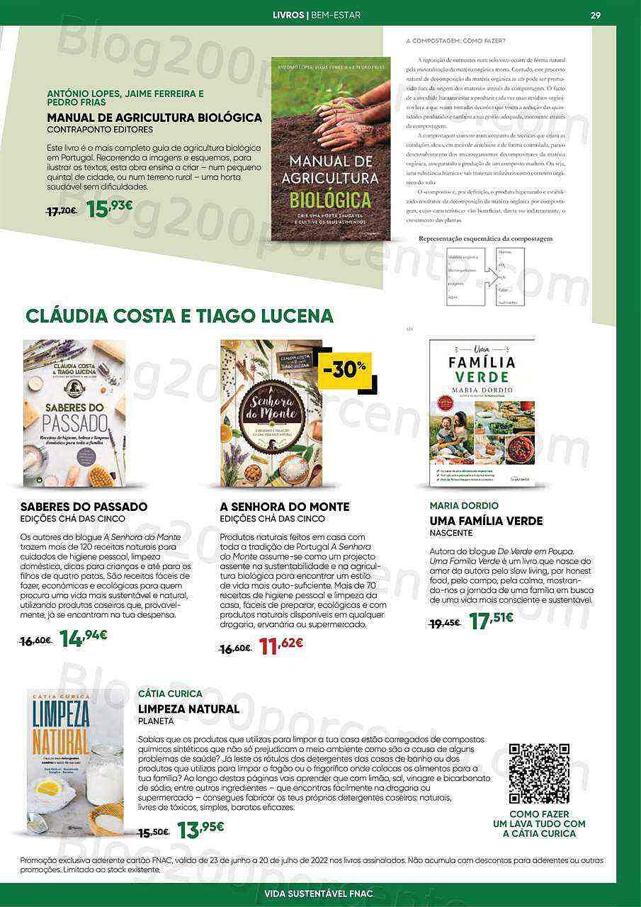 Antevisão Folheto FNAC Especial Vida Sustentável 23 junho a 20 julho
