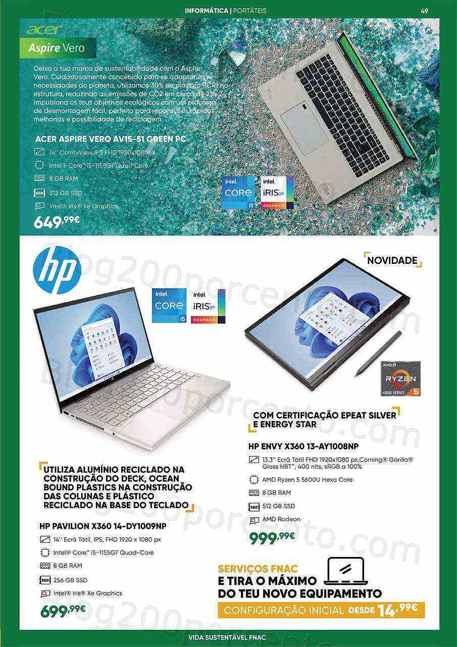 Antevisão Folheto FNAC Especial Vida Sustentável 23 junho a 20 julho
