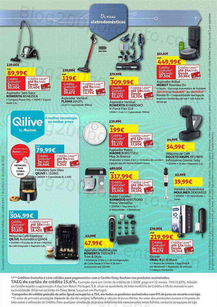 Antevisão Folheto AUCHAN Tecnologia Promoções de 24 junho a 4 julho