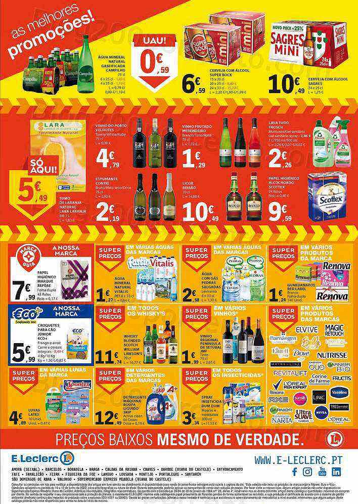 Antevisão Folheto E-LECLERC Fim de Semana 10 a 12 junho