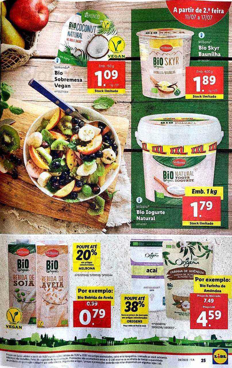 Antevisão Folheto LIDL Promoções de 11 a 17 julho - completo