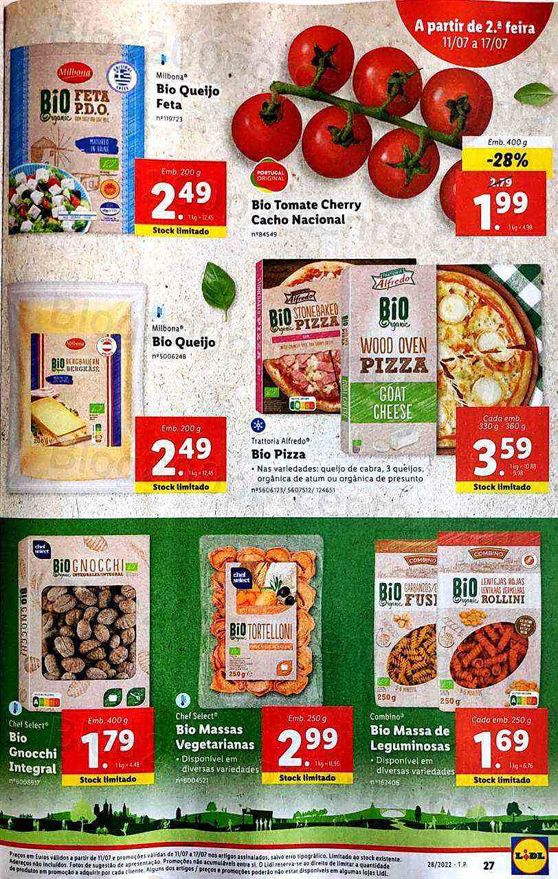 Antevisão Folheto LIDL Promoções de 11 a 17 julho - completo