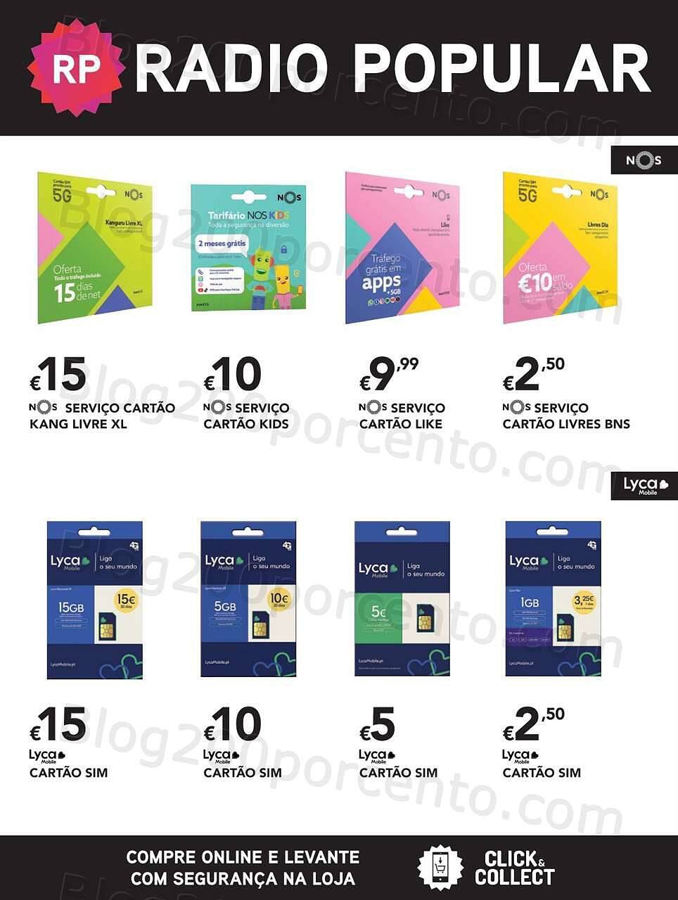 Antevisão Folheto RADIO POPULAR Especial Smartphones