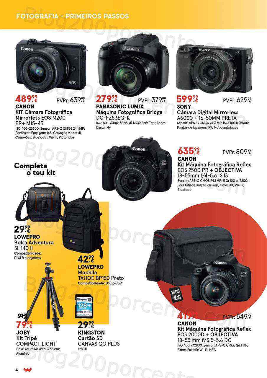 Antevisão Folheto WORTEN Especial Fotografia Promoções até 20 agosto