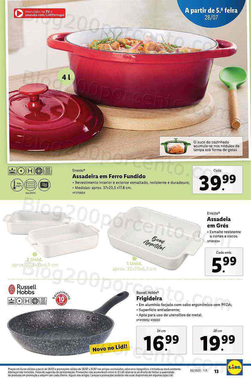 Antevisão Folheto LIDL Promoções de 25 a 31 julho digital