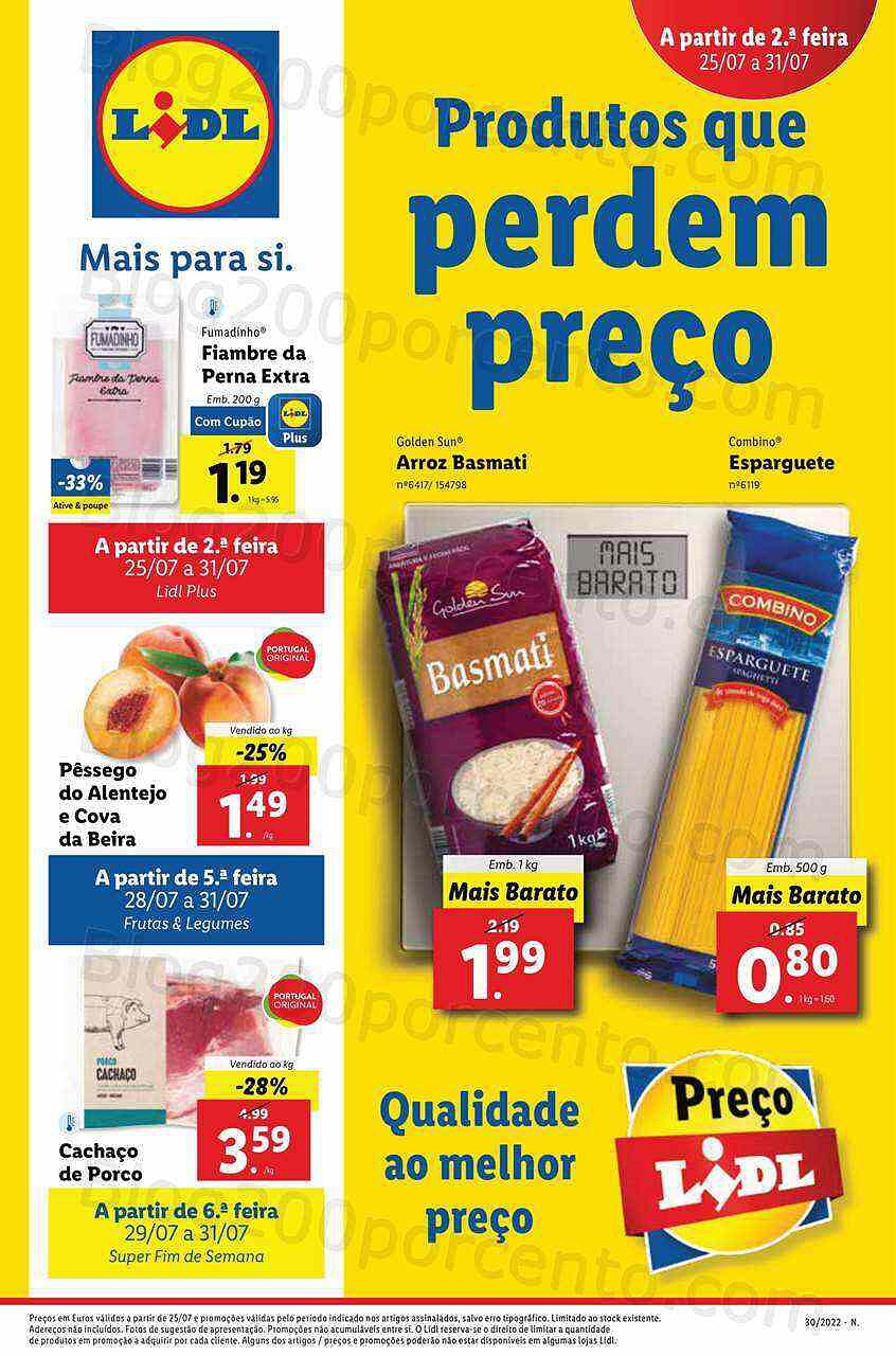 Antevisão Folheto LIDL Promoções de 25 a 31 julho digital