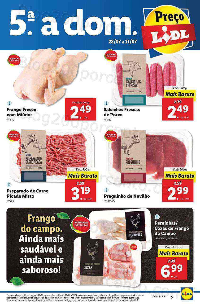 Antevisão Folheto LIDL Promoções de 25 a 31 julho digital