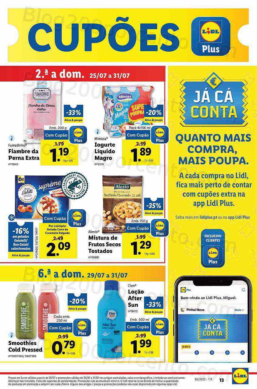 Antevisão Folheto LIDL Promoções de 25 a 31 julho digital