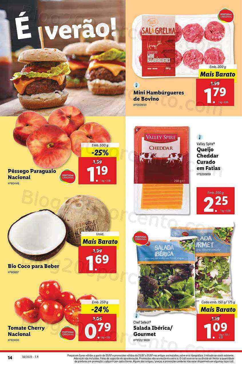 Antevisão Folheto LIDL Promoções de 25 a 31 julho digital