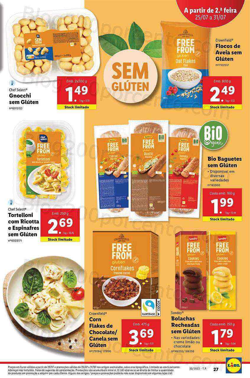 Antevisão Folheto LIDL Promoções de 25 a 31 julho digital