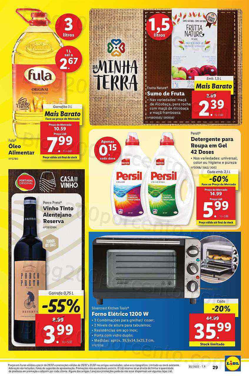 Antevisão Folheto LIDL Promoções de 25 a 31 julho digital