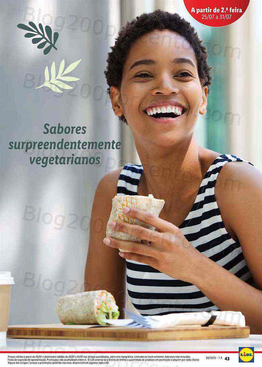 Antevisão Folheto LIDL Alimentação Alternativa Promoções de 25 a 31 julho