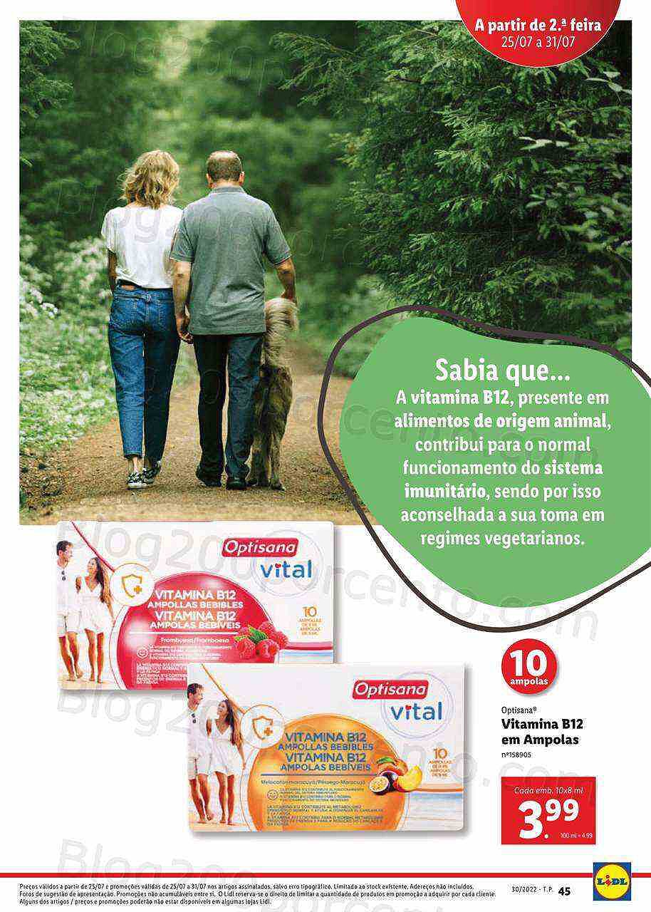Antevisão Folheto LIDL Alimentação Alternativa Promoções de 25 a 31 julho