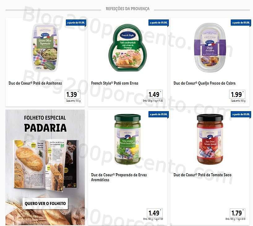 Antevisão Folheto LIDL Promoções de 1 a 7 agosto