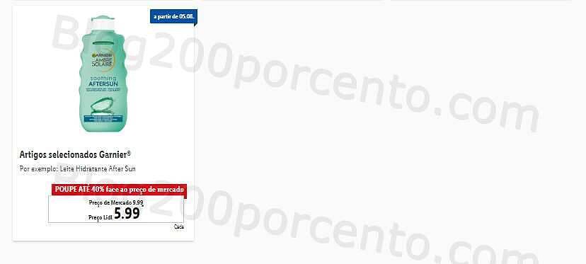 Antevisão Folheto LIDL Promoções de 1 a 7 agosto