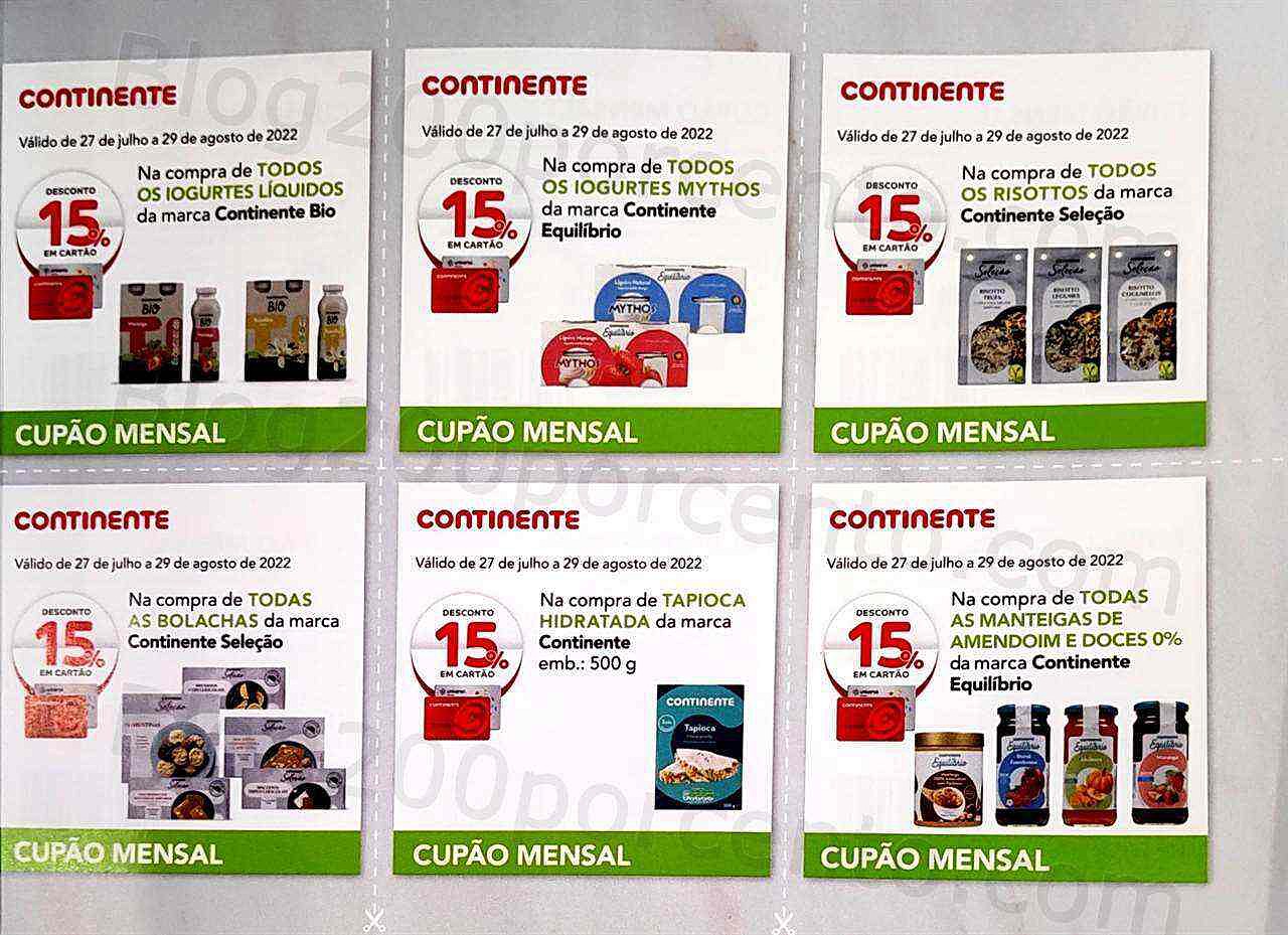 Antevisão CONTINENTE Magazine Agosto e os Seus Vales de Desconto