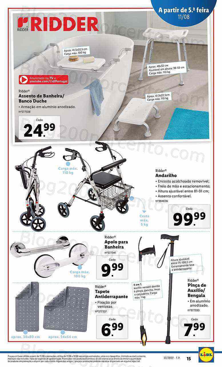 Antevisão Folheto LIDL Promoções de 8 agosto a 14 agosot