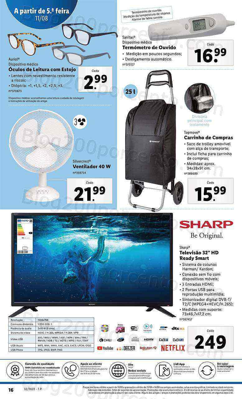Antevisão Folheto LIDL Promoções de 8 agosto a 14 agosot