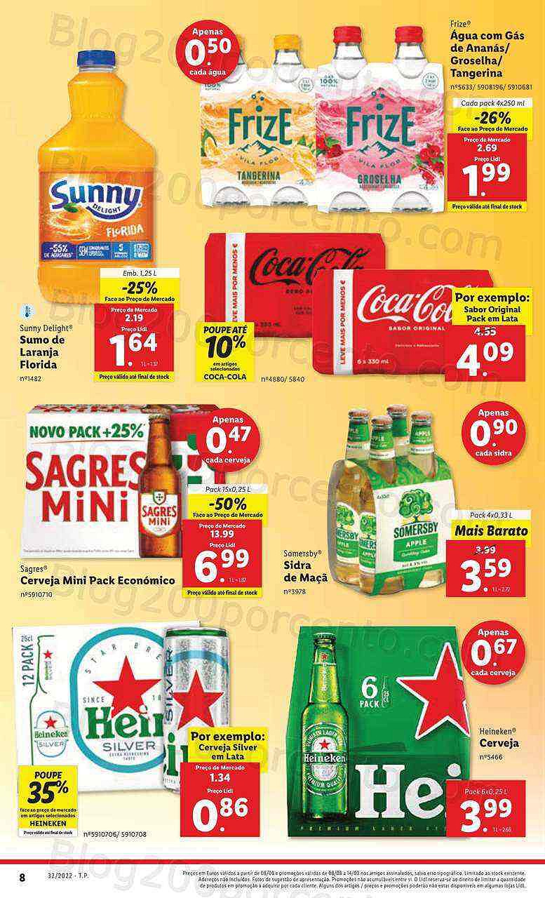Antevisão Folheto LIDL Promoções de 8 agosto a 14 agosot