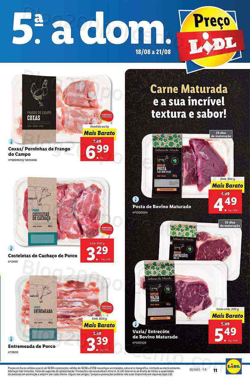 Antevisão Folheto LIDL Promoções de Quinta a Domingo - 18 a 21 agosto