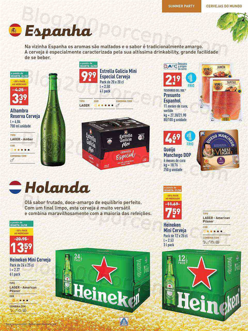 Antevisão Folheto ALDI Especial Cervejas Promoções a partir de 10 agosto