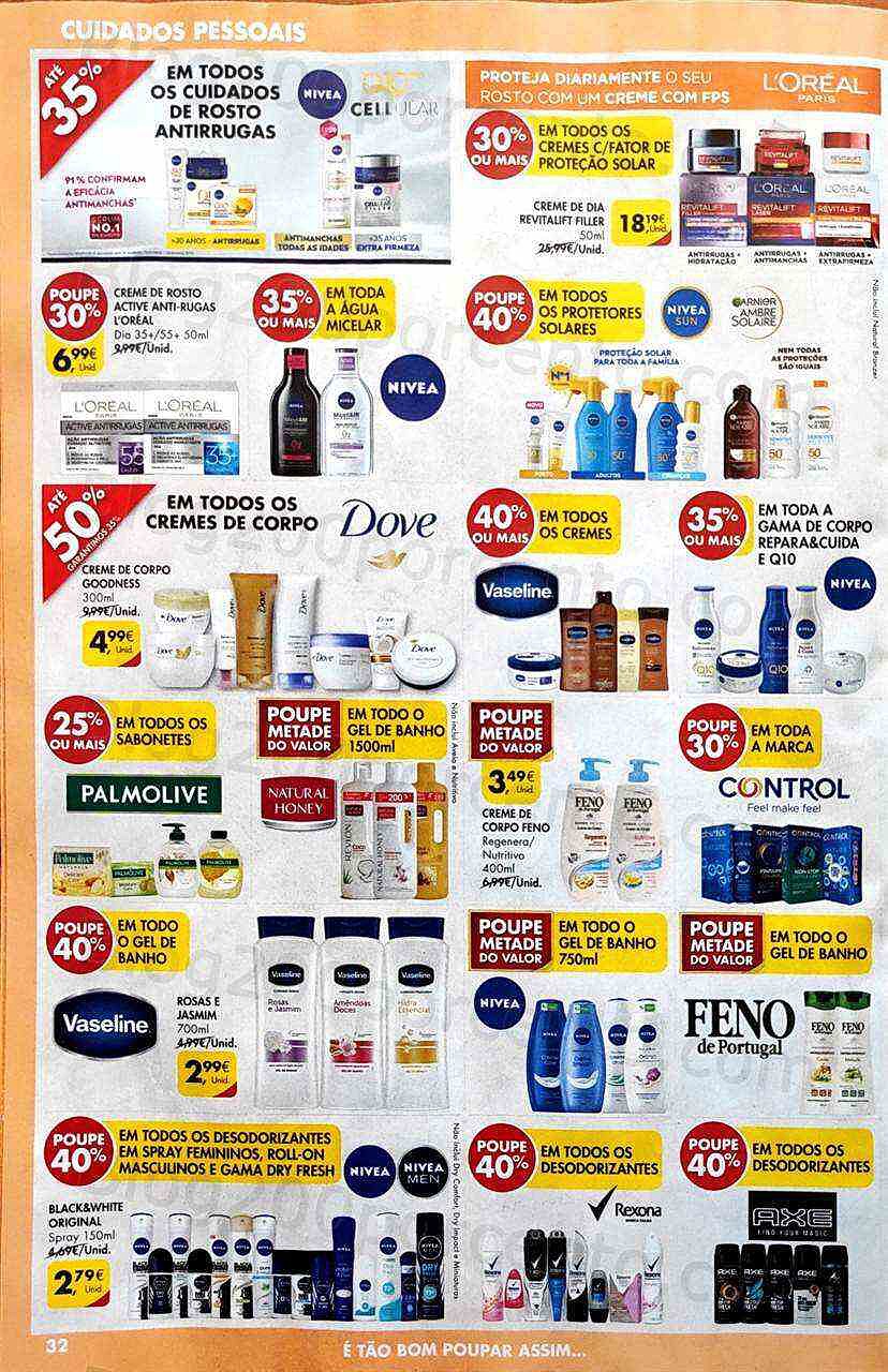 Antevisão Folheto PINGO DOCE Higiene e Beleza Promoções de 9 a 15 agosto