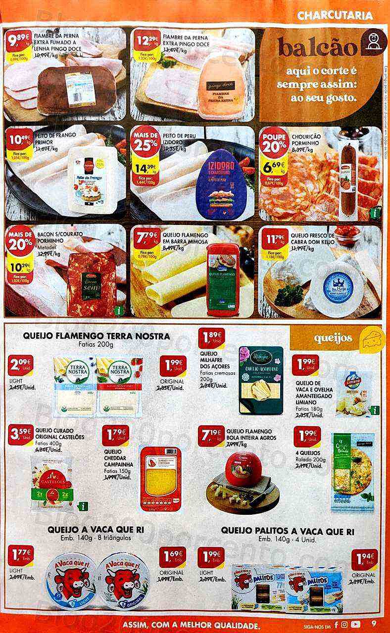 Antevisão Folheto PINGO DOCE Promoções de 9 agosto a 15 agosto