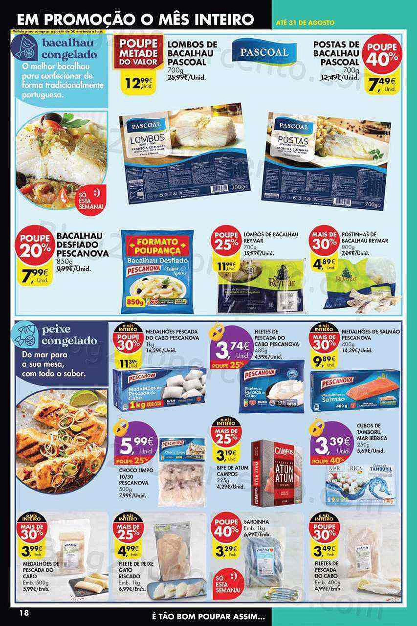 Antevisão Folheto PINGO DOCE Lojas Grandes Promoções de 9 a 15 agosto