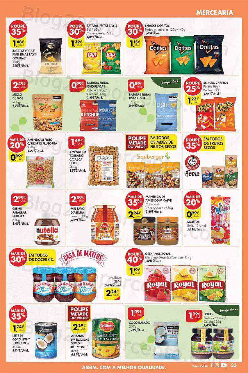 Antevisão Folheto PINGO DOCE Lojas Grandes Promoções de 9 a 15 agosto
