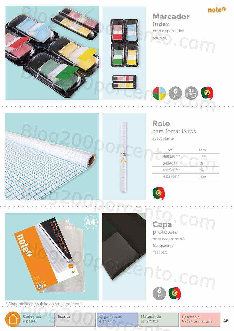 Antevisão Folheto  NOTE Regresso às Aulas - Papelaria 2022-2023