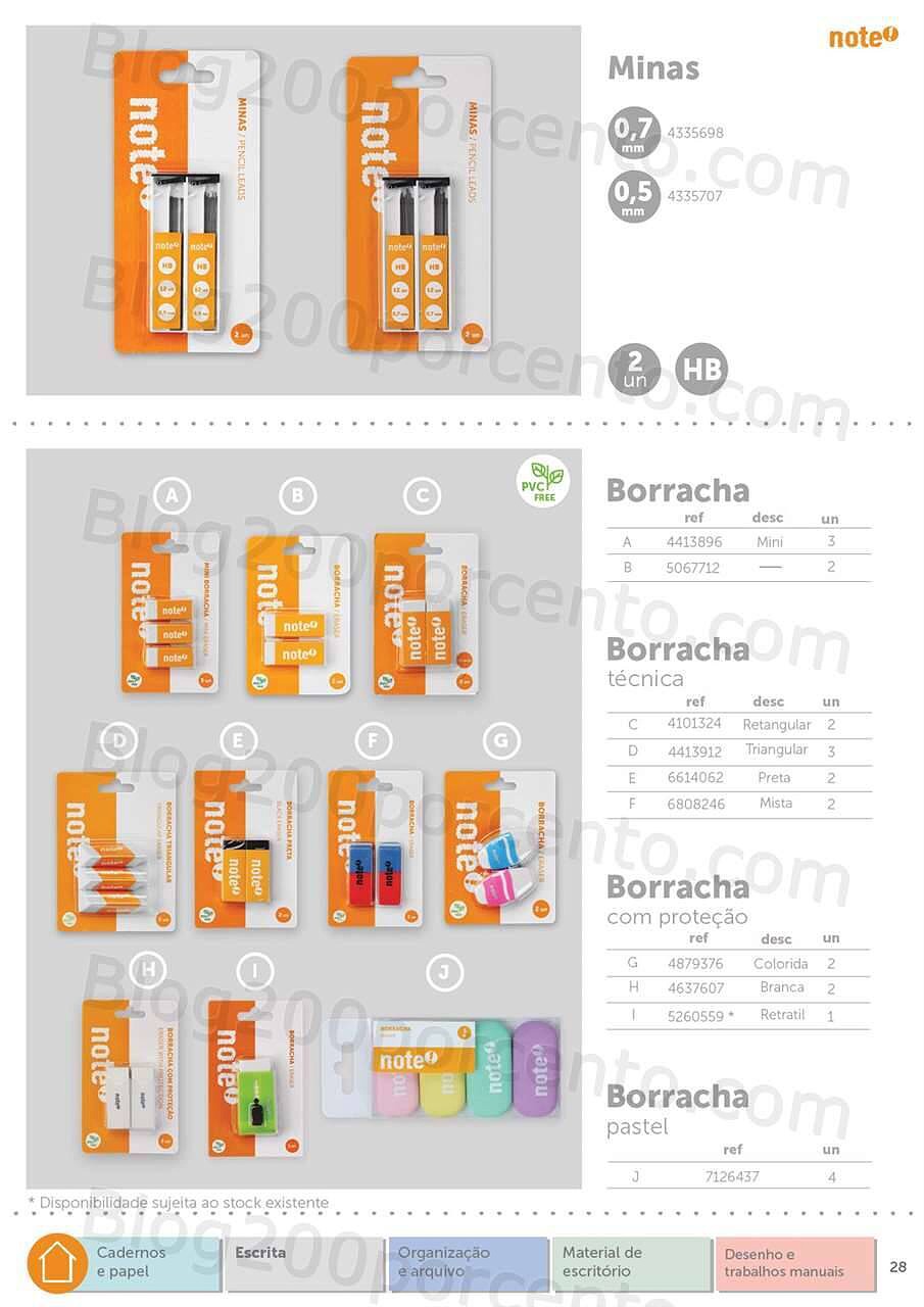Antevisão Folheto  NOTE Regresso às Aulas - Papelaria 2022-2023
