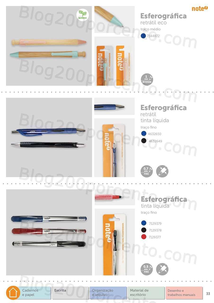 Antevisão Folheto  NOTE Regresso às Aulas - Papelaria 2022-2023