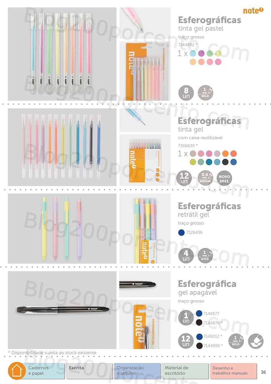 Antevisão Folheto  NOTE Regresso às Aulas - Papelaria 2022-2023