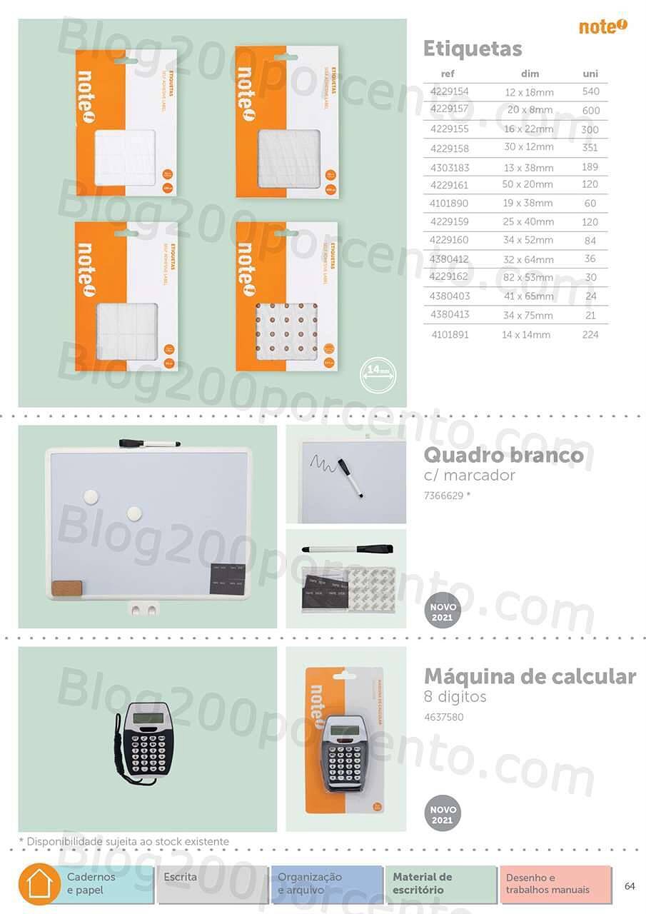 Antevisão Folheto  NOTE Regresso às Aulas - Papelaria 2022-2023