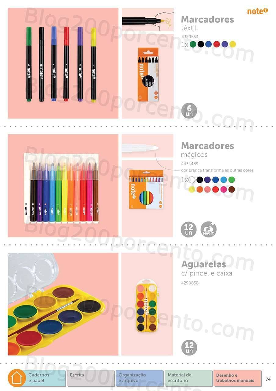 Antevisão Folheto  NOTE Regresso às Aulas - Papelaria 2022-2023