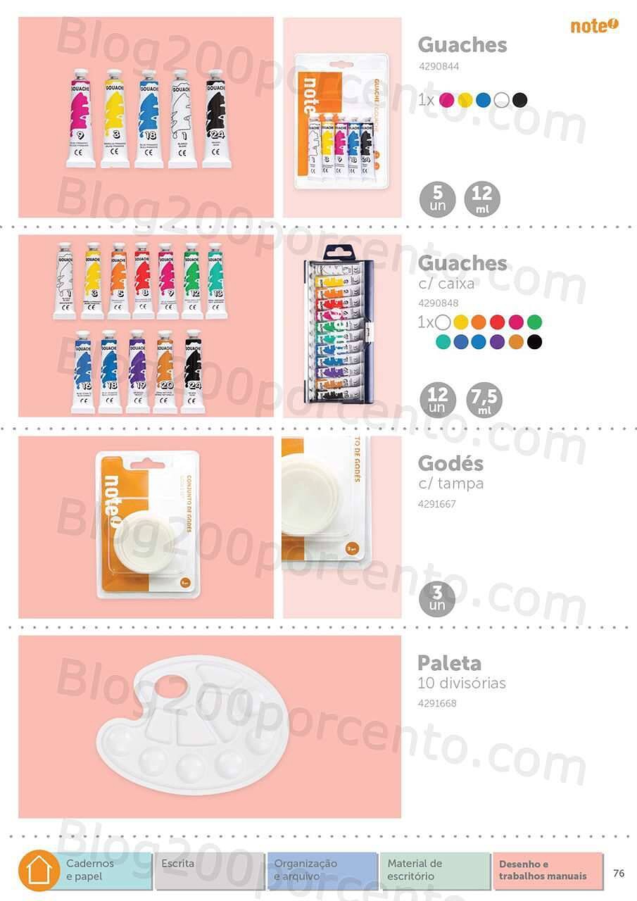 Antevisão Folheto  NOTE Regresso às Aulas - Papelaria 2022-2023