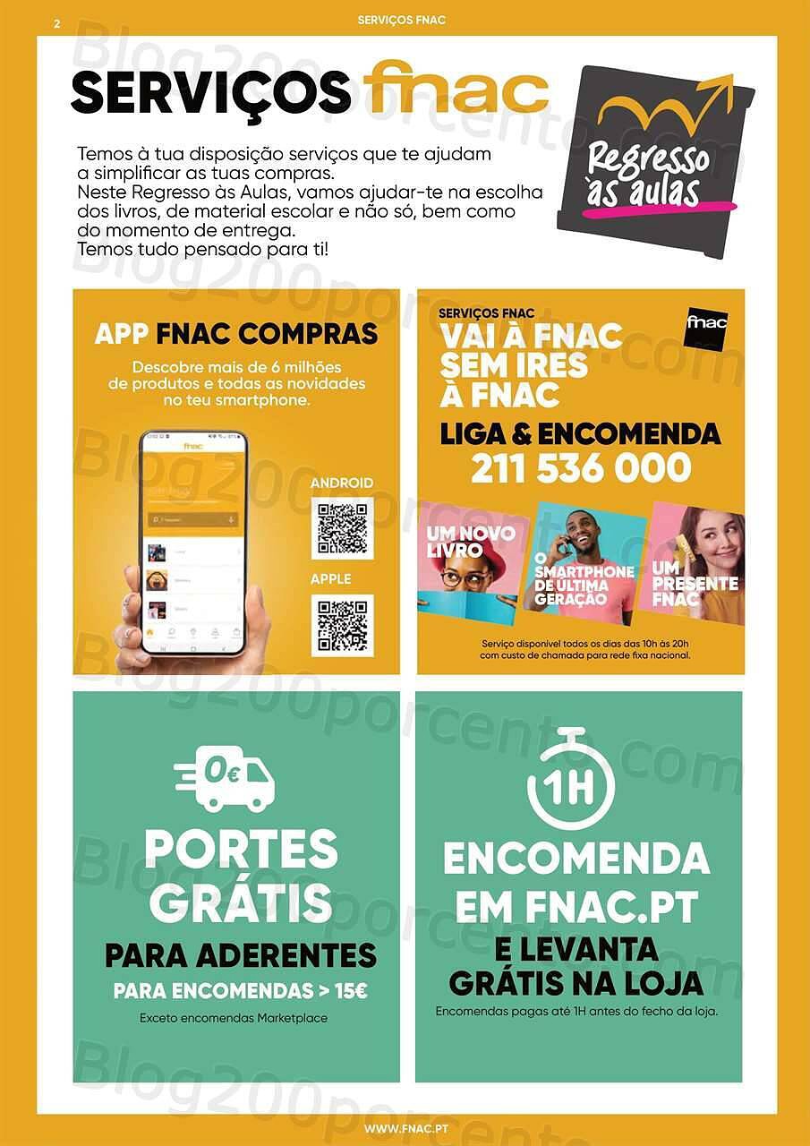 Antevisão Folheto FNAC Regresso às Aulas Promoções de 24 agosto a 29 setembro