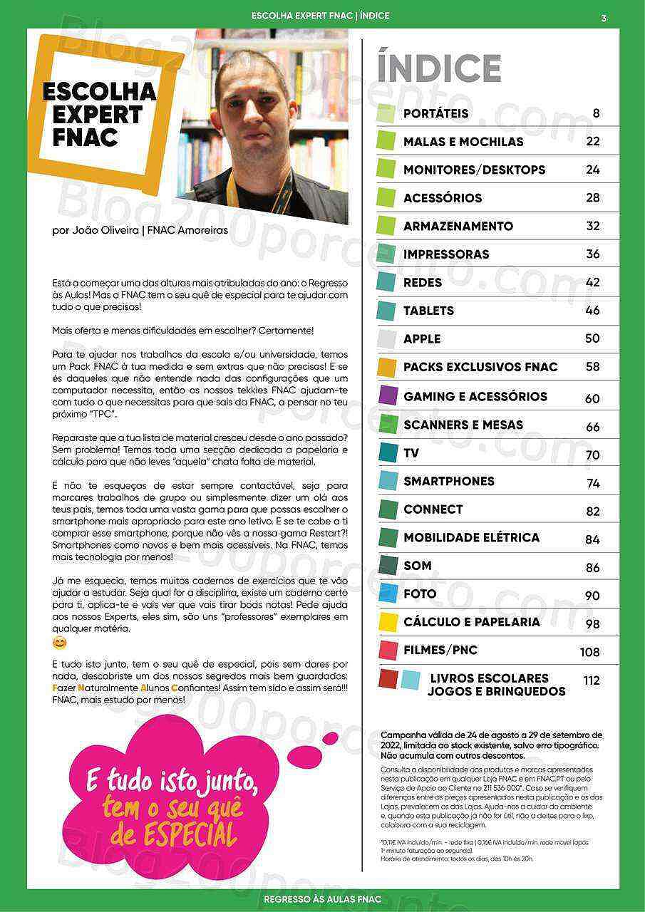 Antevisão Folheto FNAC Regresso às Aulas Promoções de 24 agosto a 29 setembro