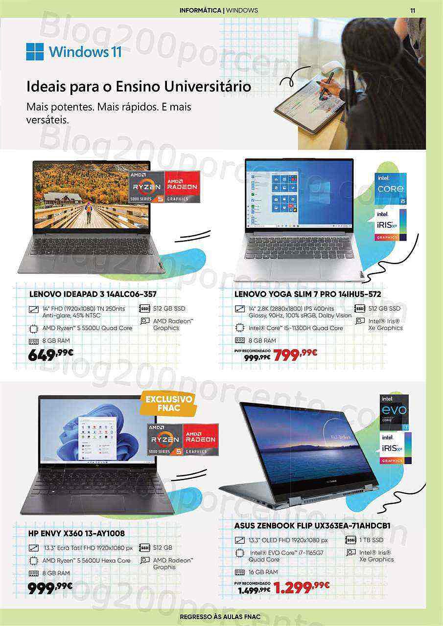 Antevisão Folheto FNAC Regresso às Aulas Promoções de 24 agosto a 29 setembro