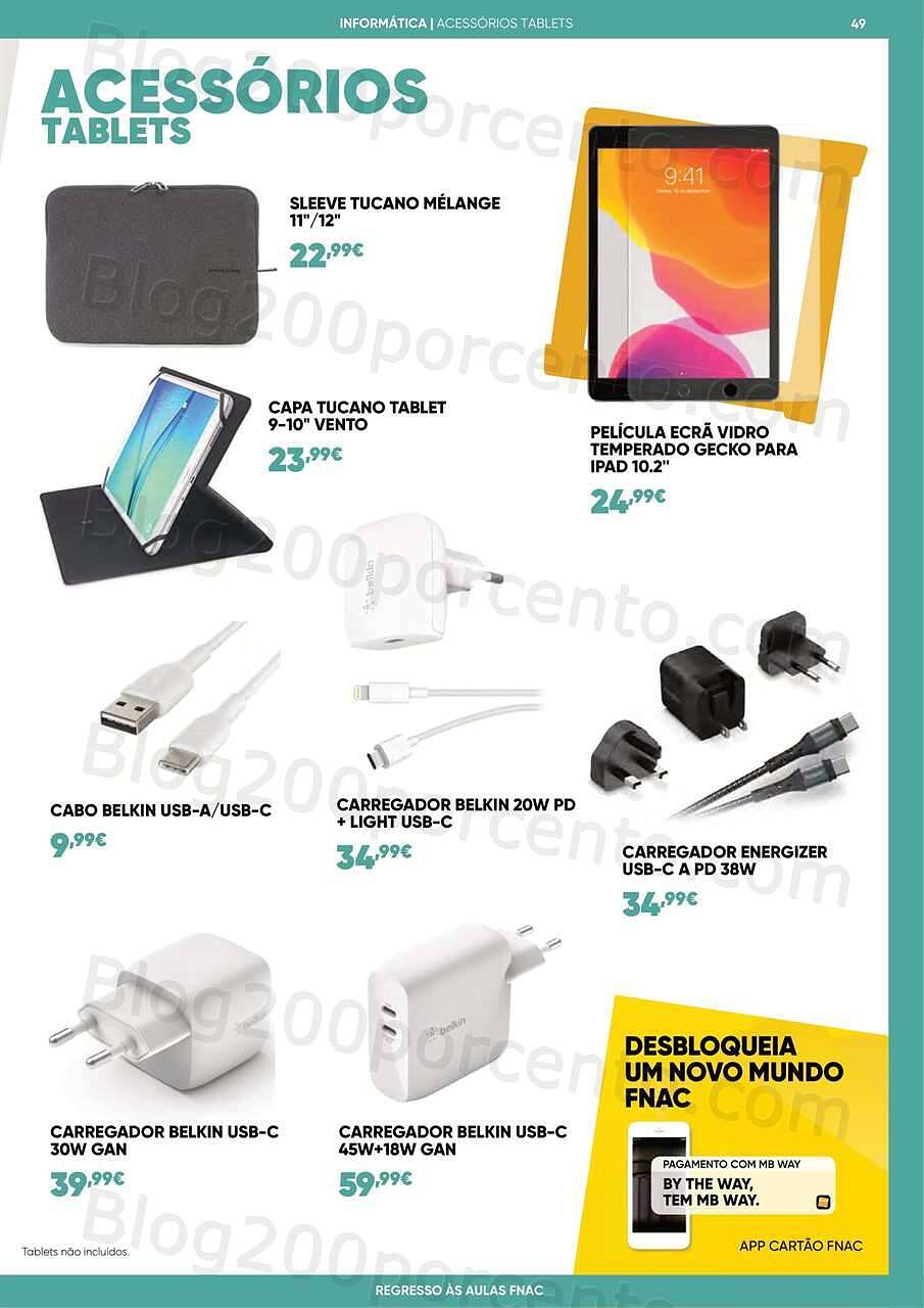 Antevisão Folheto FNAC Regresso às Aulas Promoções de 24 agosto a 29 setembro