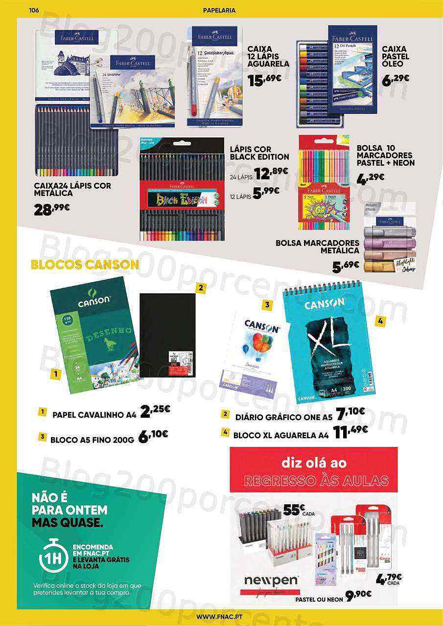 Antevisão Folheto FNAC Regresso às Aulas Promoções de 24 agosto a 29 setembro